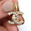 Thumbnail: A Super Vintage 18ct 750 Yellow Gold Designer 0.94ct Diamond Pendant #23604