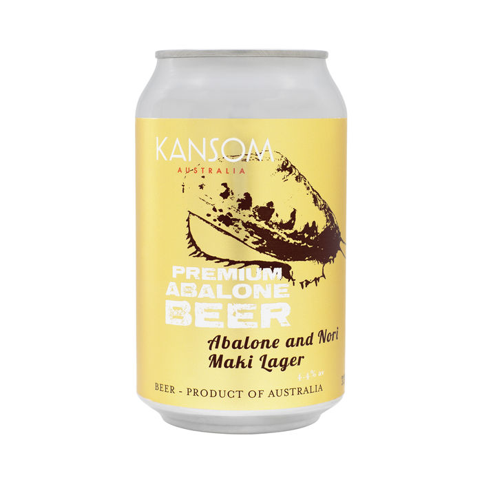 Abalone and Nori Maki Lager 330ML Can