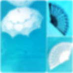 一棚：水棚─蕾絲傘、蕾絲扇