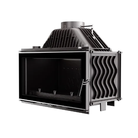 Miniatură: Focar semineu din fonta, W16, 13,5 KW.