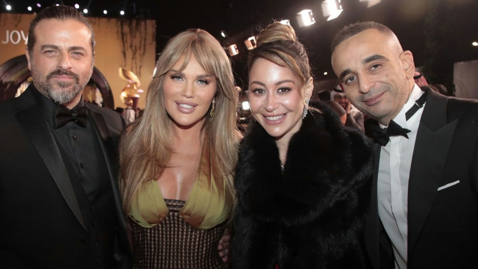 الثنائي "الذهبي" نيكول سابا ويوسف الخال يخطفان الأنظار في حفل Joy Awards! ✨