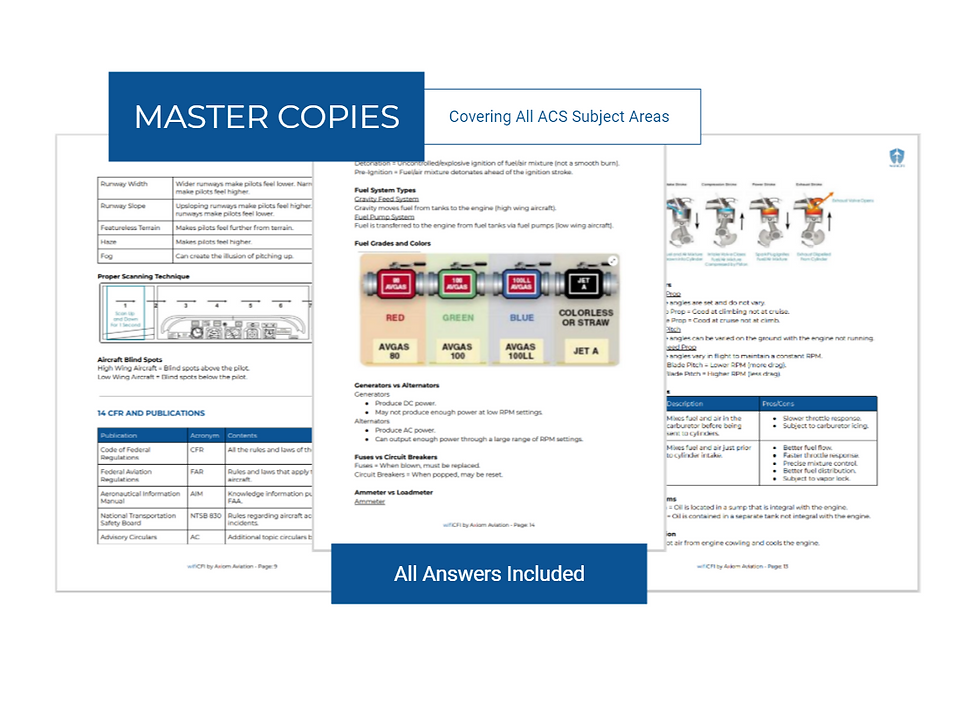 Thumbnail: wifiCFI Commercial Pilot Checkride Workbook