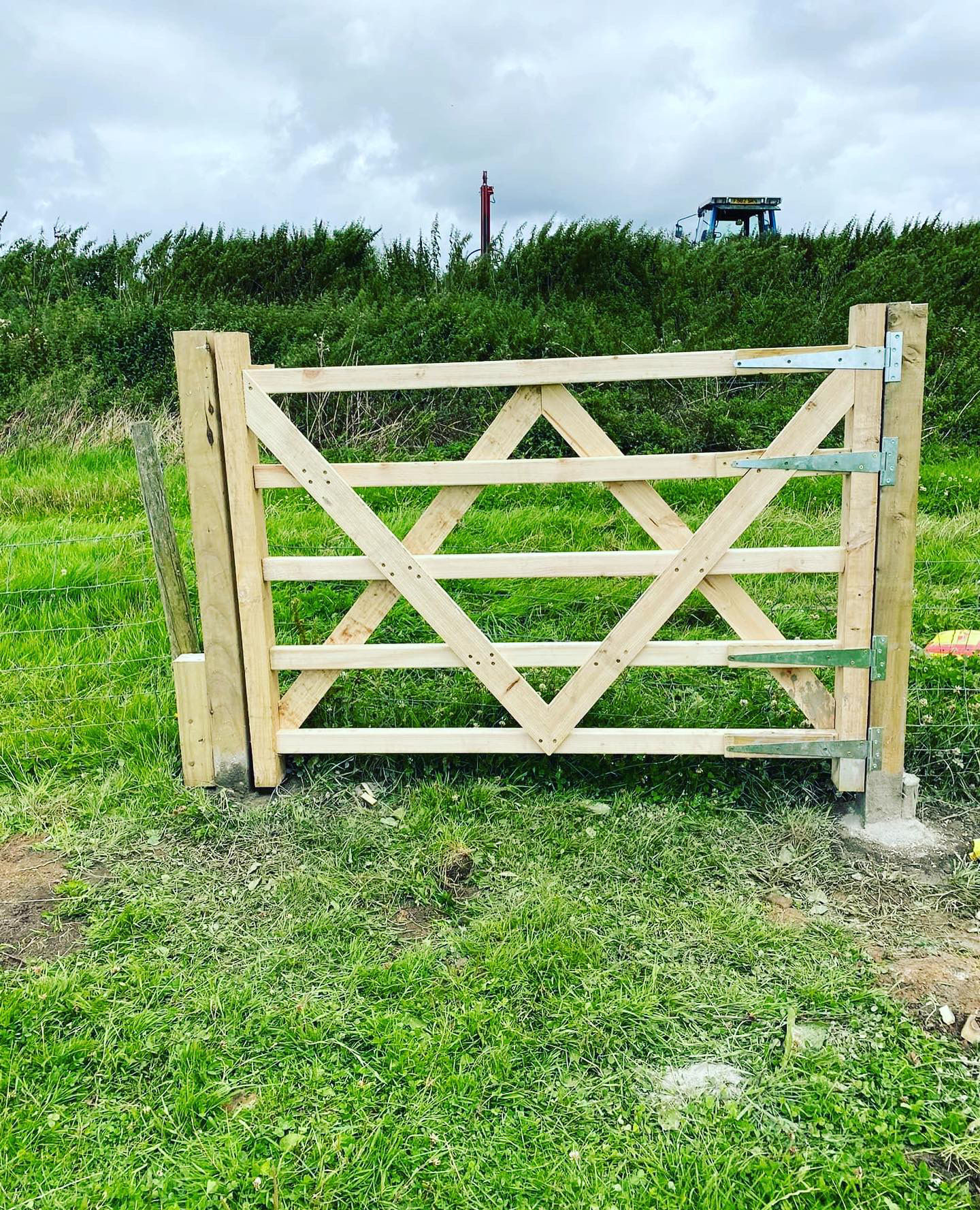 5ft diamond  braced gate 