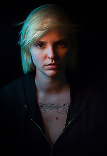 studio portrait, portrait, swedish portrait, photojournalist, swedish woman, blond hair, la lucha, fighter, mother
