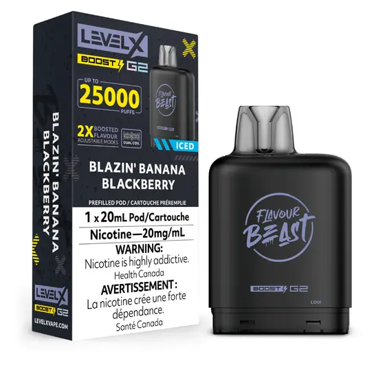 Blazin' Banana Blackberry Iced - FB Level-X Pod