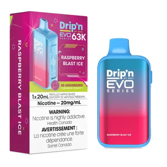 Raspberry Blast Ice - Drip'n EVO 63k