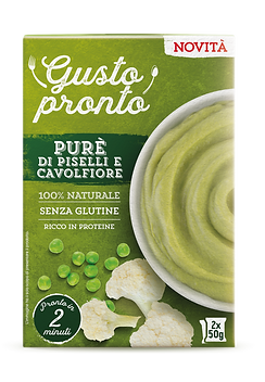 Purè di piselli e cavolfiore