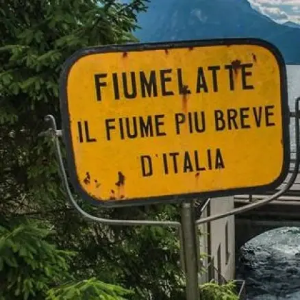 Fiumelatte, the shortest river in Italy