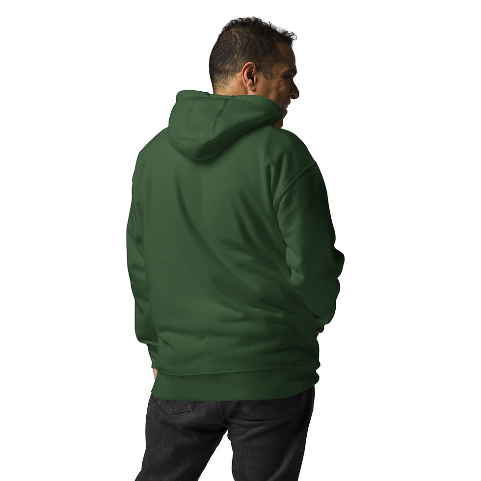 Thumbnail: Back view of COLOR hoodie with 'College Alumni' graphic, highlighting hood and laid-back style.