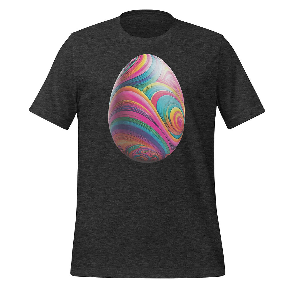 Thumbnail: Psychedelic Easter Egg, Unisex T-Shirt