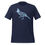 Thumbnail: Black t-shirt featuring a silhouette graphic of a Steller's Jay in blue, with detailed texture for a striking effect.