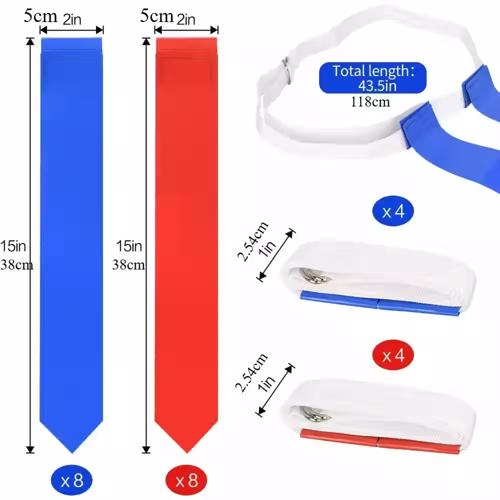 Belts with Flags, Featuring an Easy Tear-Away Design Suitable for Primary School