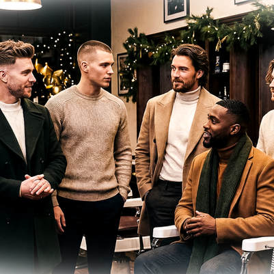 🎄Cortes y Peinados para Hombre en Navidad