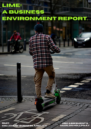 Lime: Micro Mobility Market Analysis
