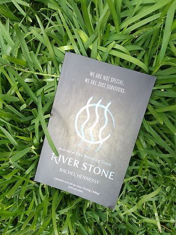 River Stone on grass
