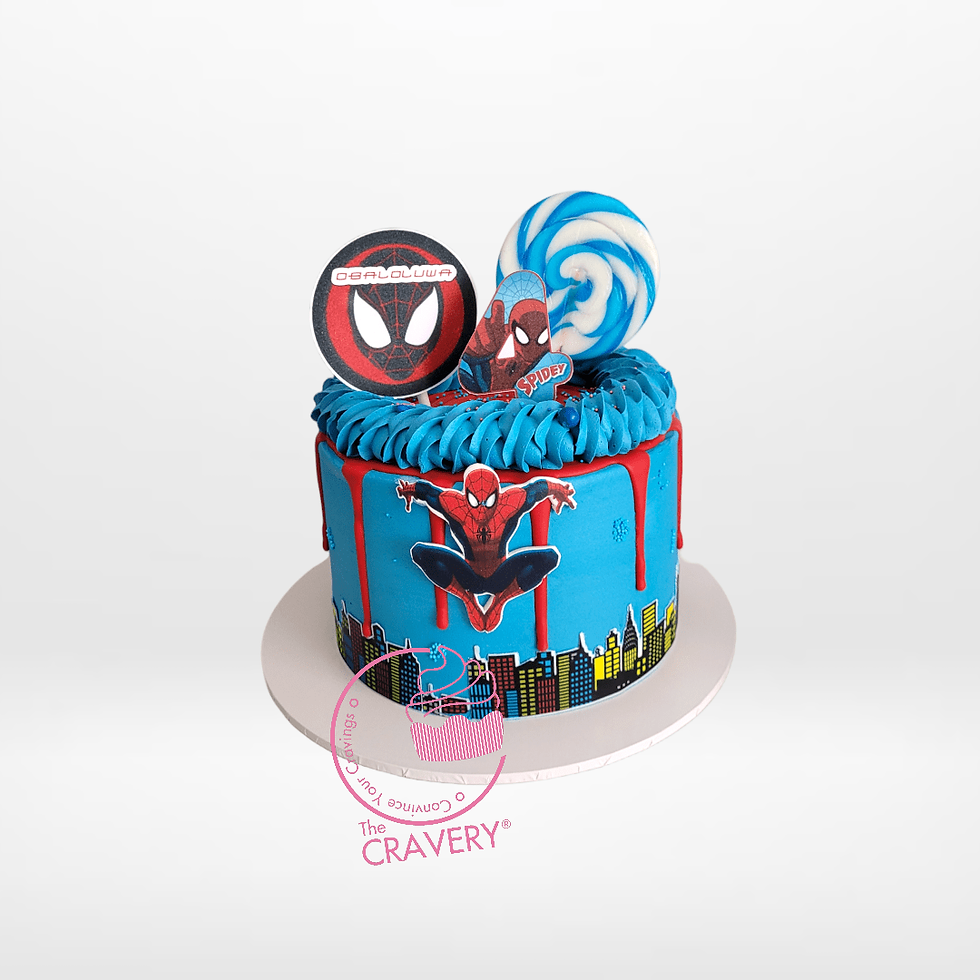 Buy spiderman man cake online