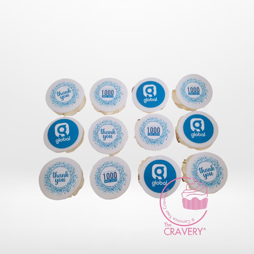 Order Corporate branded cupcakes in Birmingham