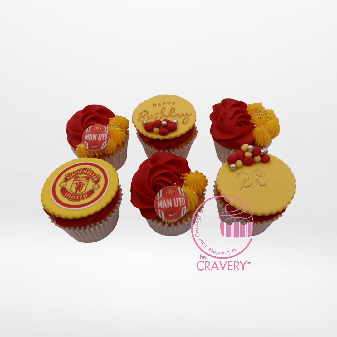 Buy Man utd cupcakes online