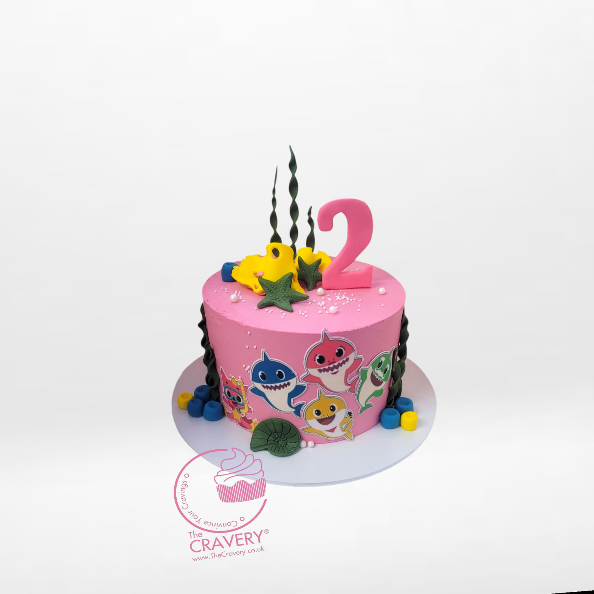 BABYSHARK CAKE FOR 2ND BIRTHDAY