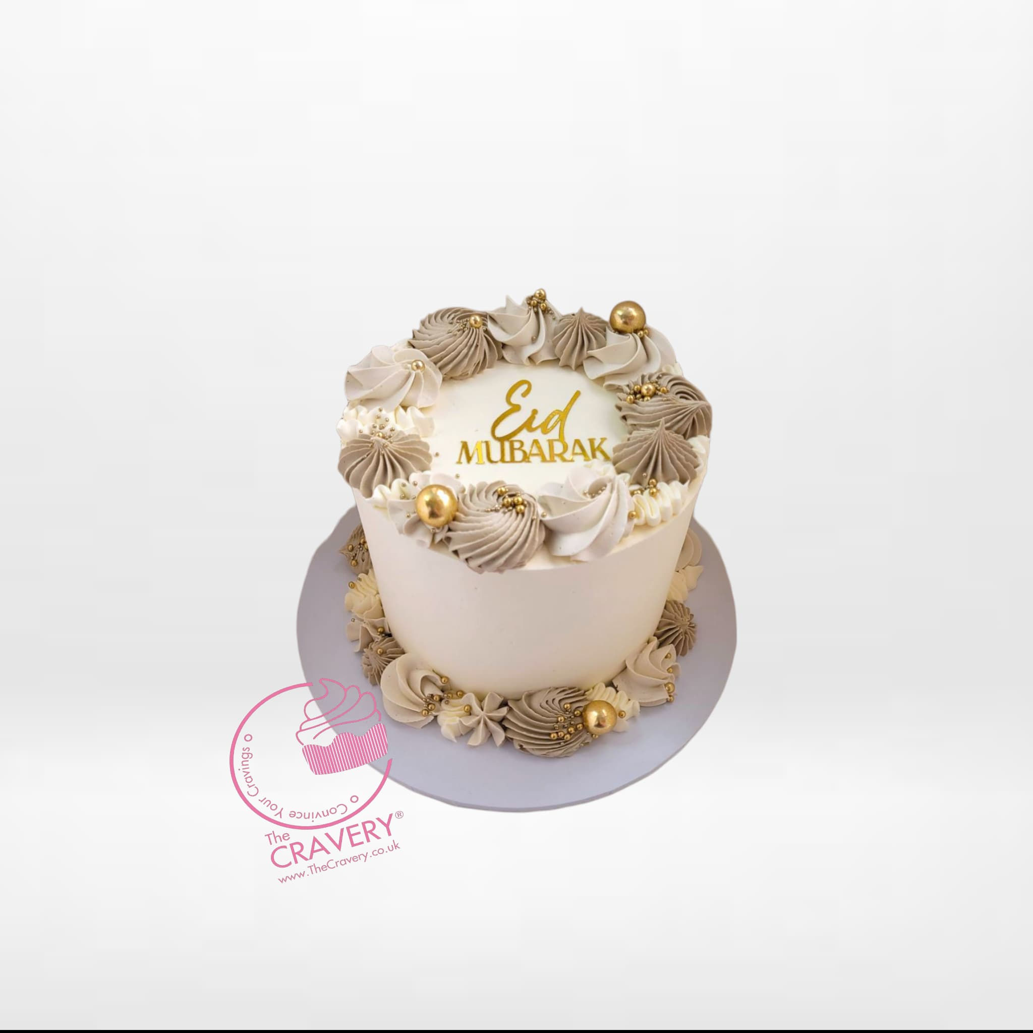  EID MUBARAK SWIRLS CAKE