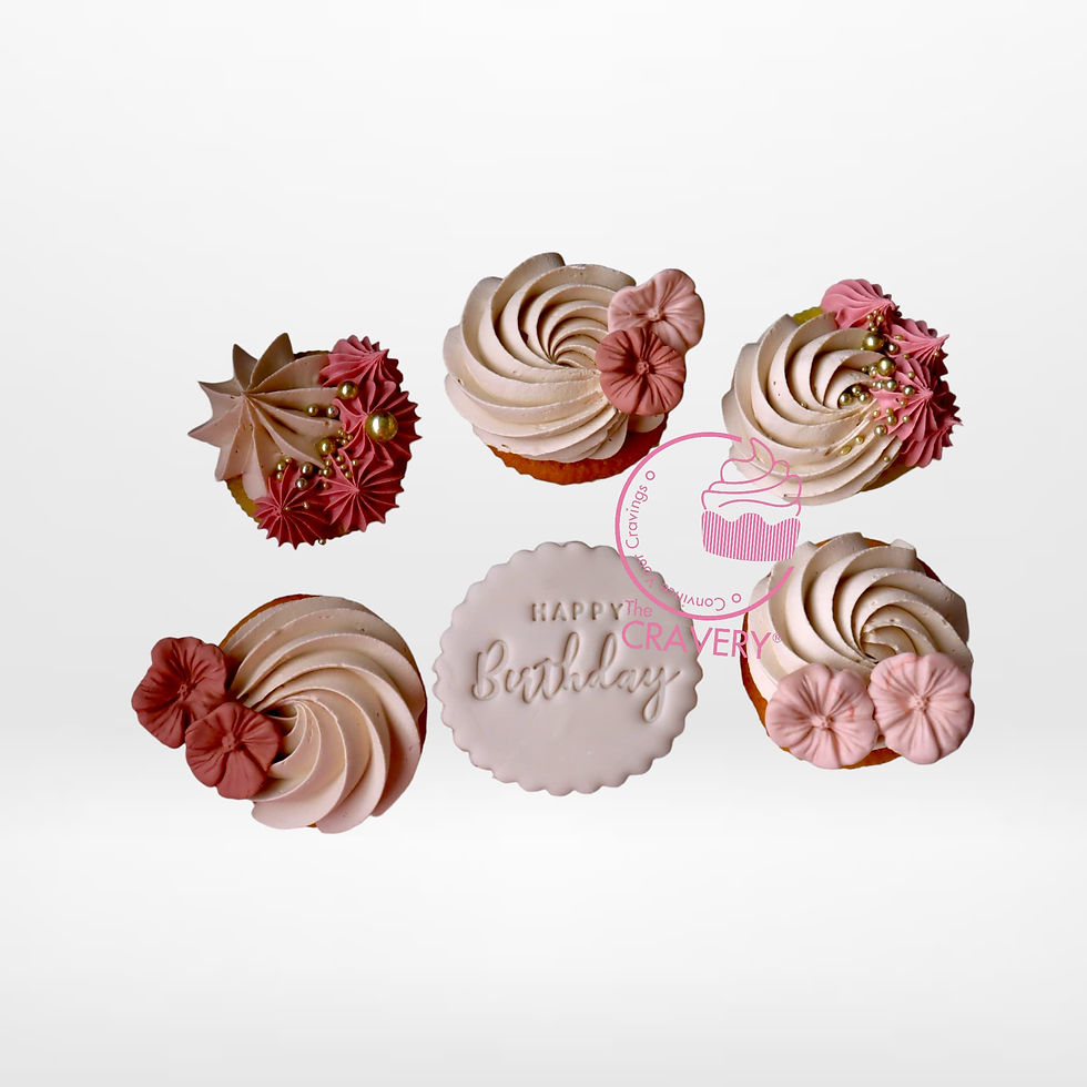 Order cup cakes happy birthday for her