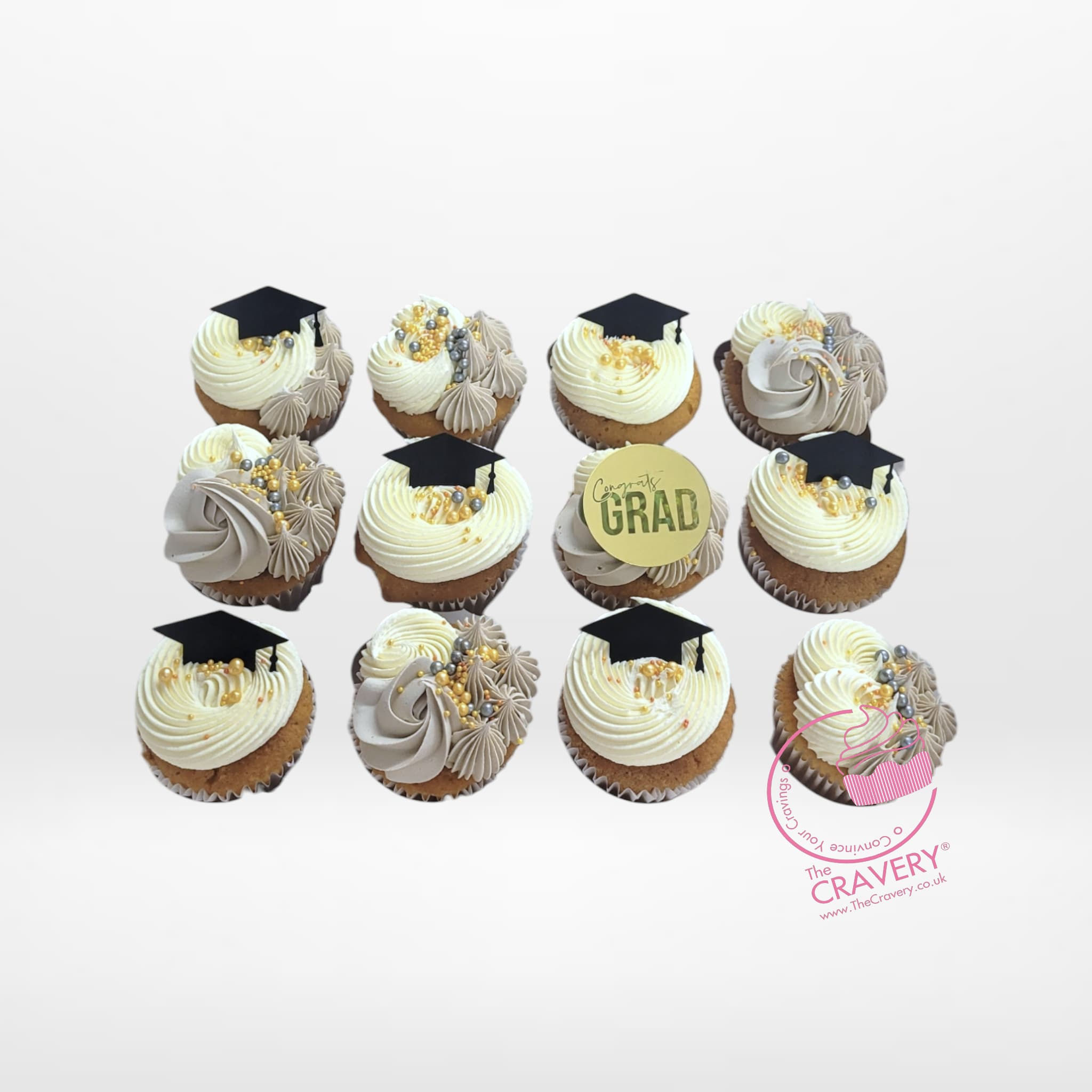 LATTE GRADUATION CUPCAKES