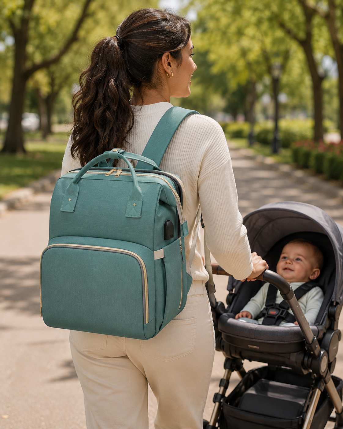 Large-Capacity Mommy Bag