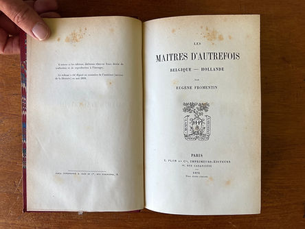 Lettre inédite d'Eugène Fromentin. Collection privée