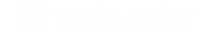 Wolkov logo in white.