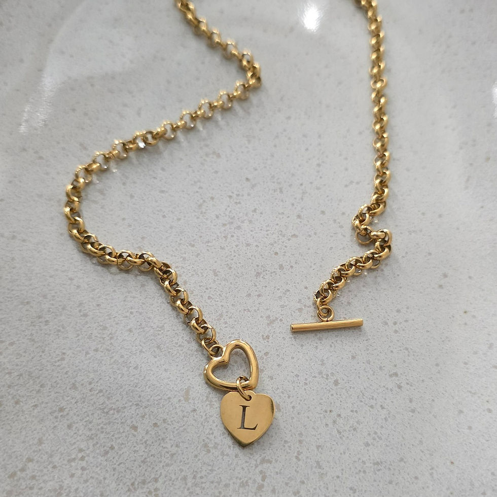 Miniatura: Colar Heart Inicial