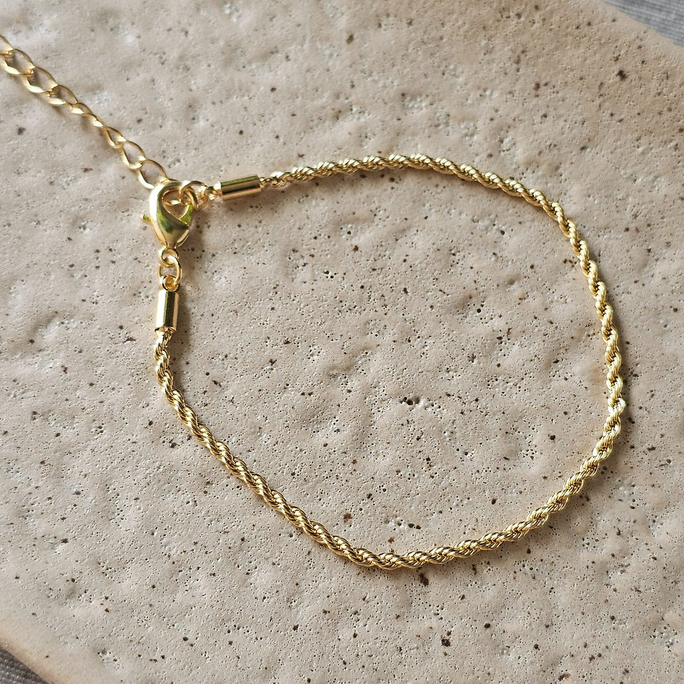 Miniatura: Pulseira Cordão Baiano Fino