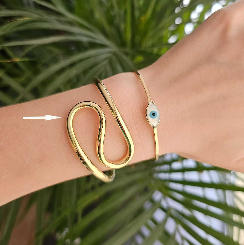 Miniatura: Bracelete Tubular Ondulado