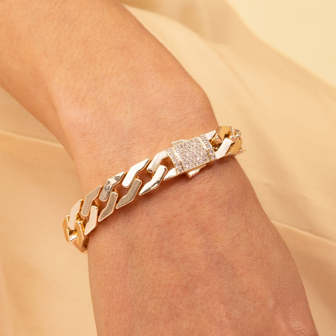 Bracelete Elos Fecho Gaveta