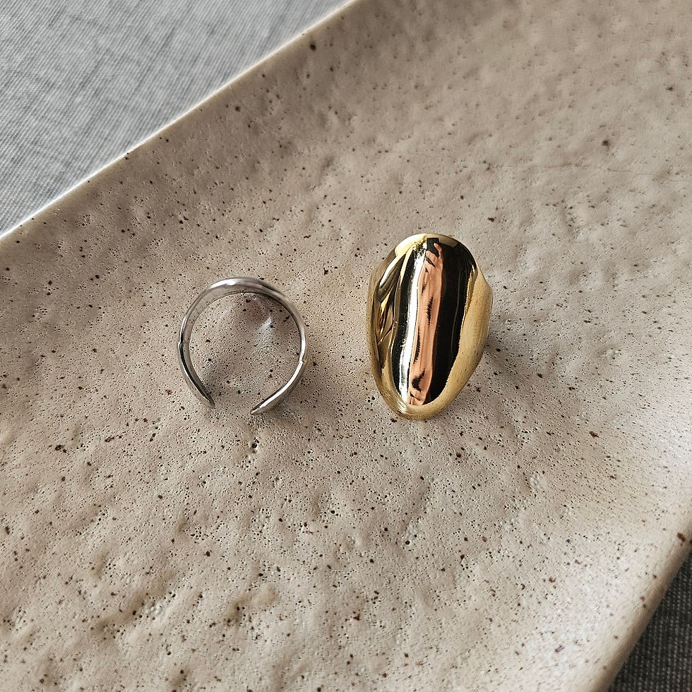 Miniatura: Anel Chapa Oval