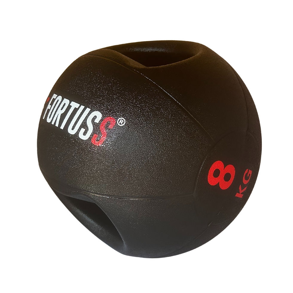 Thumbnail: Fortuss Medicine Ball Dual Grip 8 KG front view