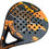 Thumbnail: FORTUSS Padel Tennis Racket Teardrop Shape (Orange/Black)
front view