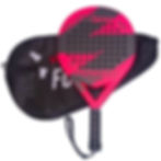 FORTUSS Padel Tennis Racket (Pink) with carry bag
