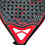 Thumbnail: Padel Tennis Racket Round Shape (Red)