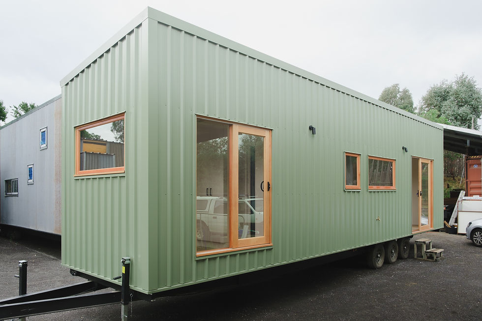 Pale Eucalypt Tiny House
