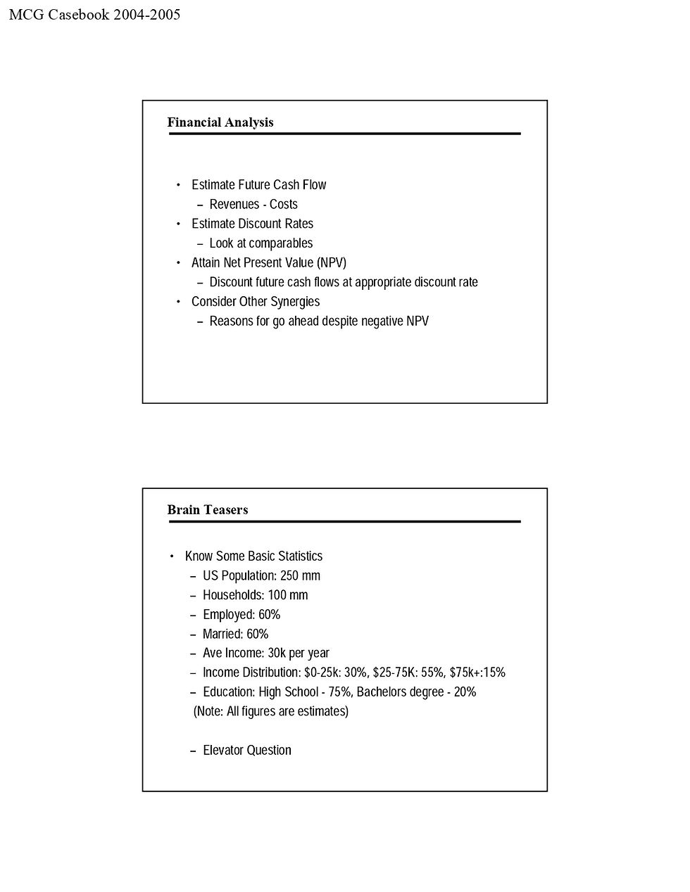 Thumbnail: University of Chicago Consulting Casebook