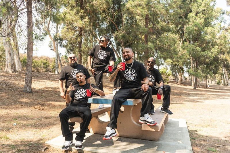 Thumbnail: MMupCLAN Signature Moon White on Black Tee