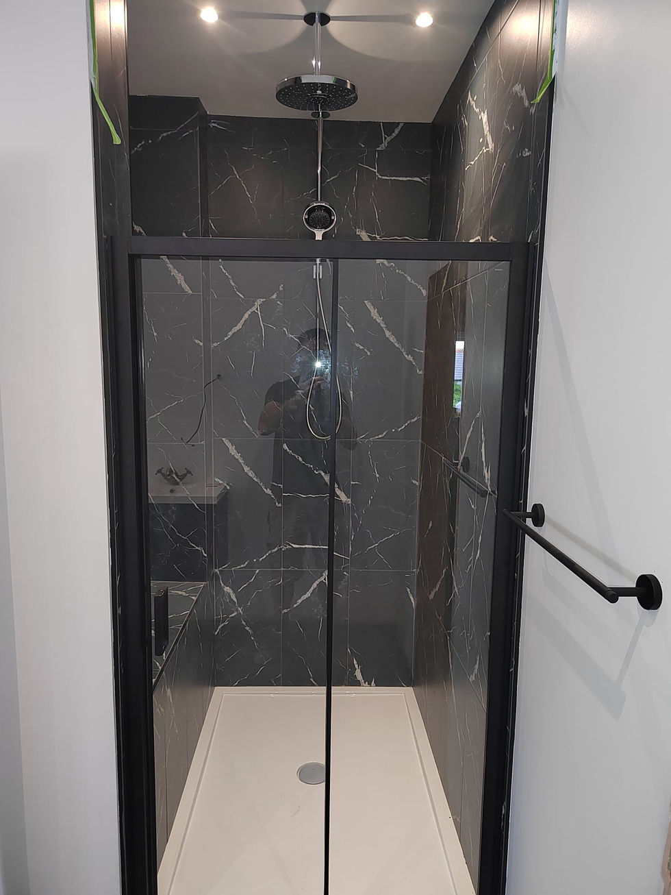 Shower with seat