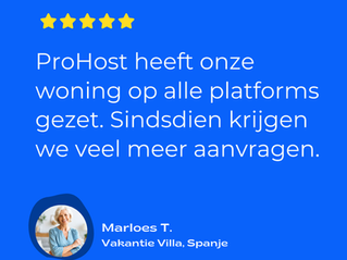 Meer Boekingen aan hogere prijzen met ProHost