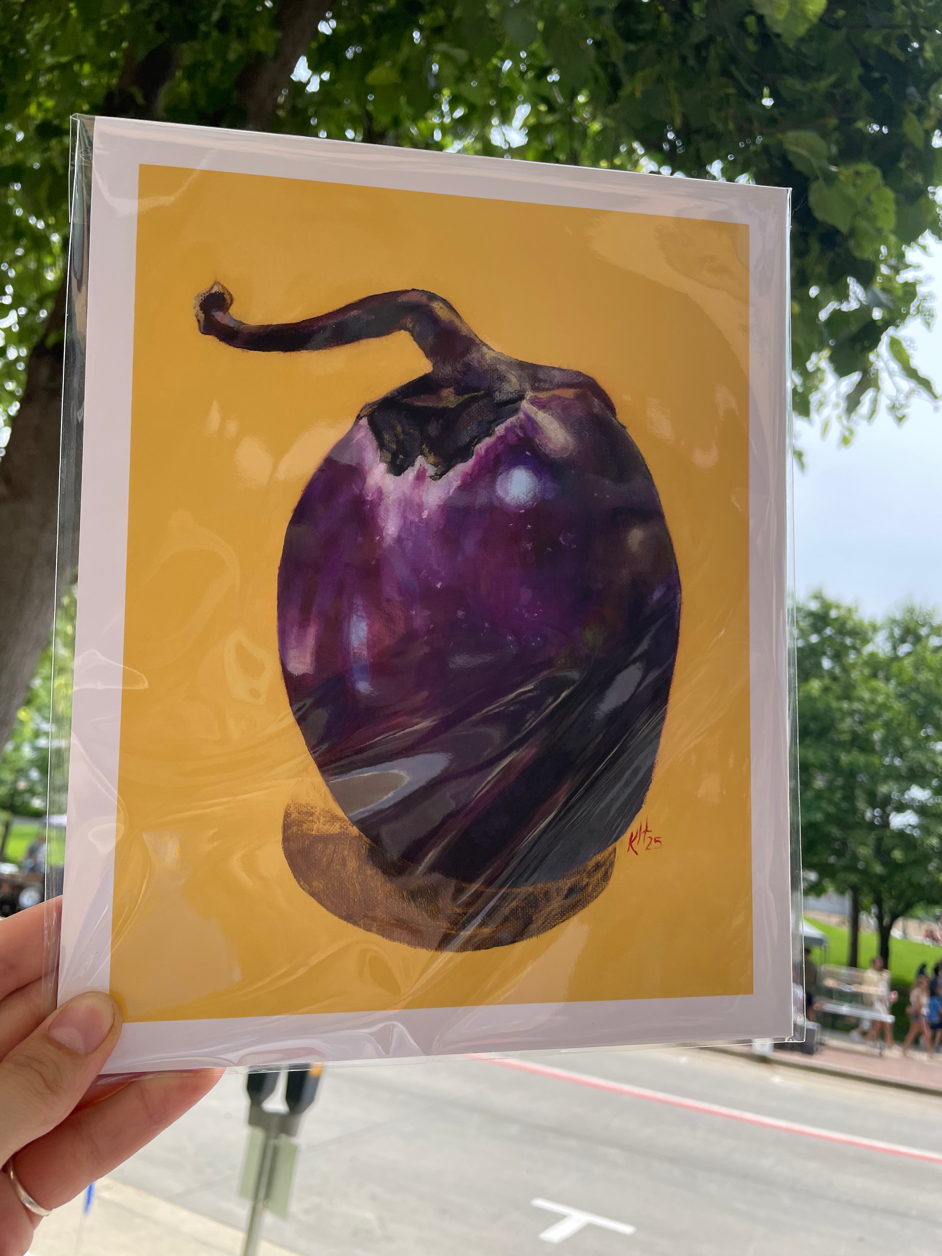 Globe Eggplant Prints