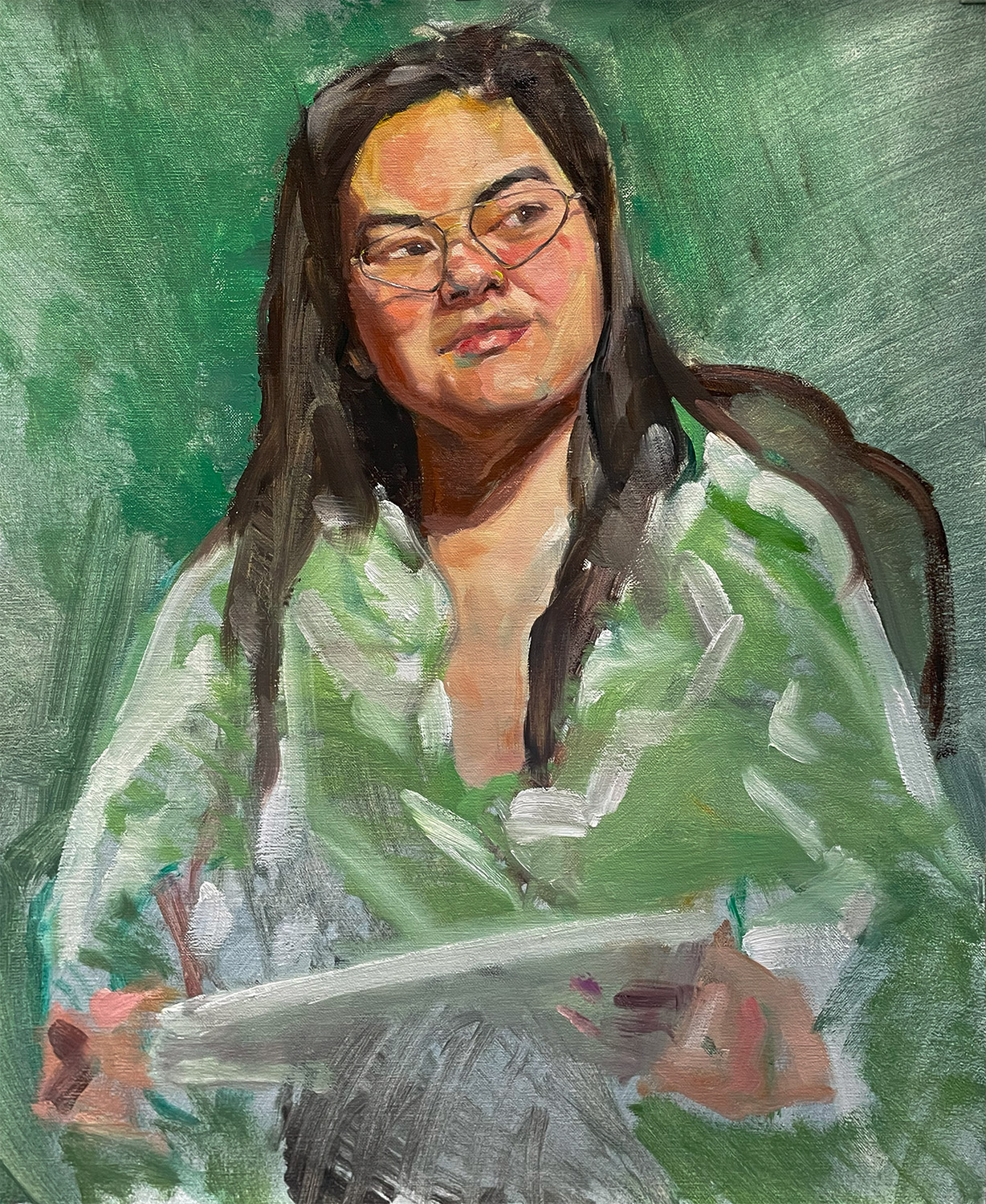 Oil Painting of GG