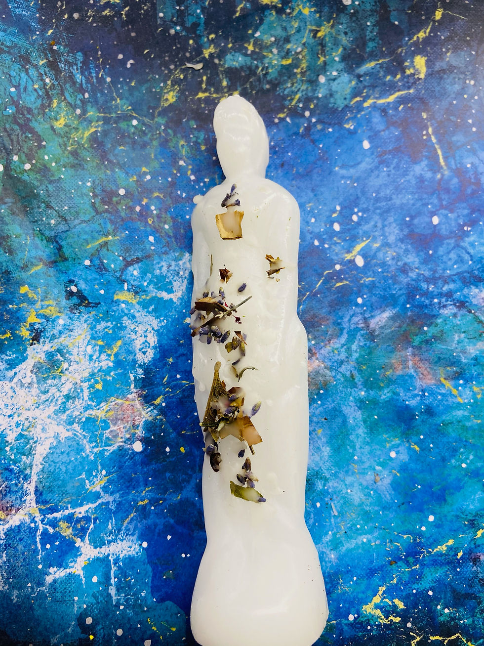 Thumbnail: Herbal Figure Candles Cleansing-Purify|  Velas De Figura De Hierbas Limpiadoras