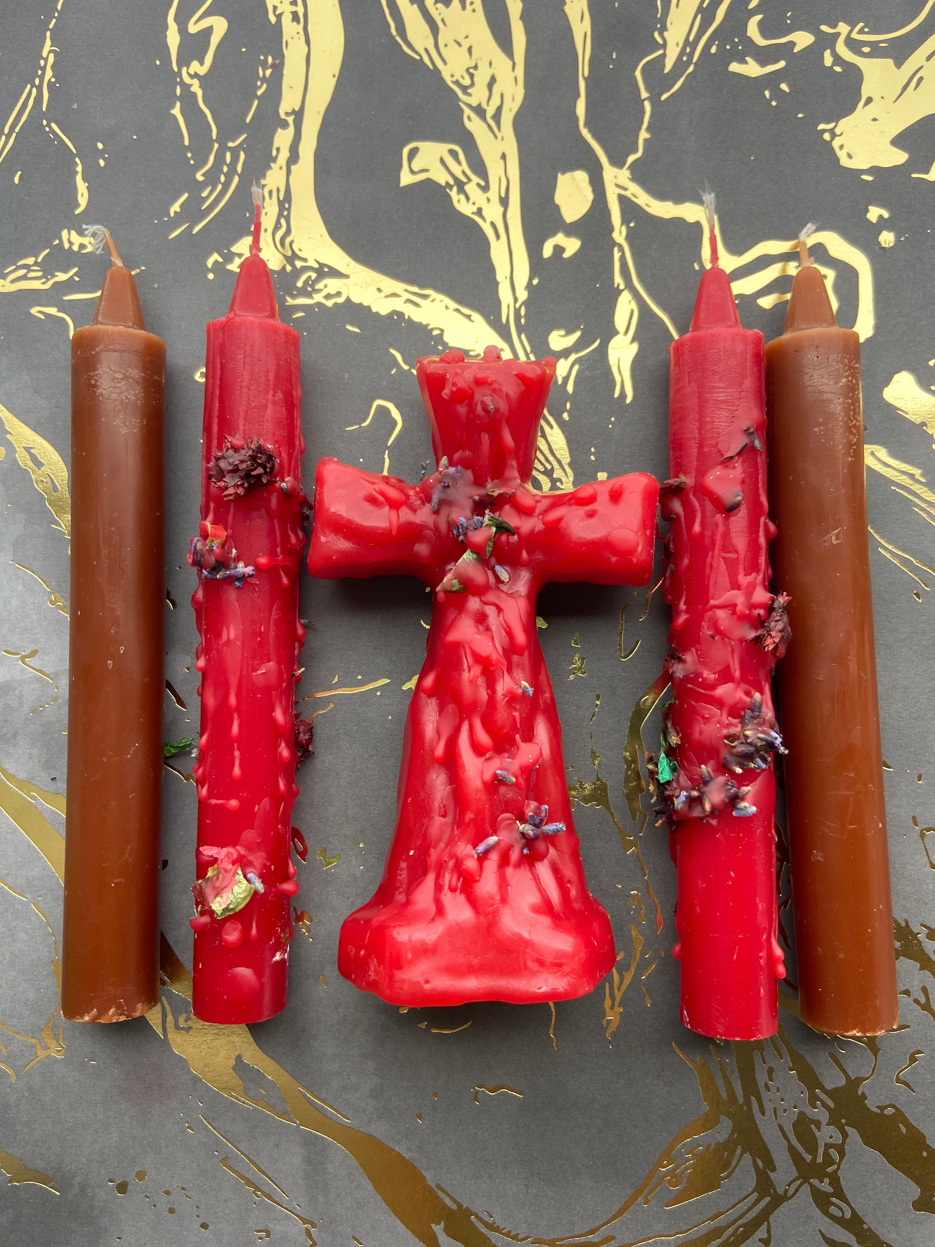 Cross Love Candles|Velas De Amor Cruz