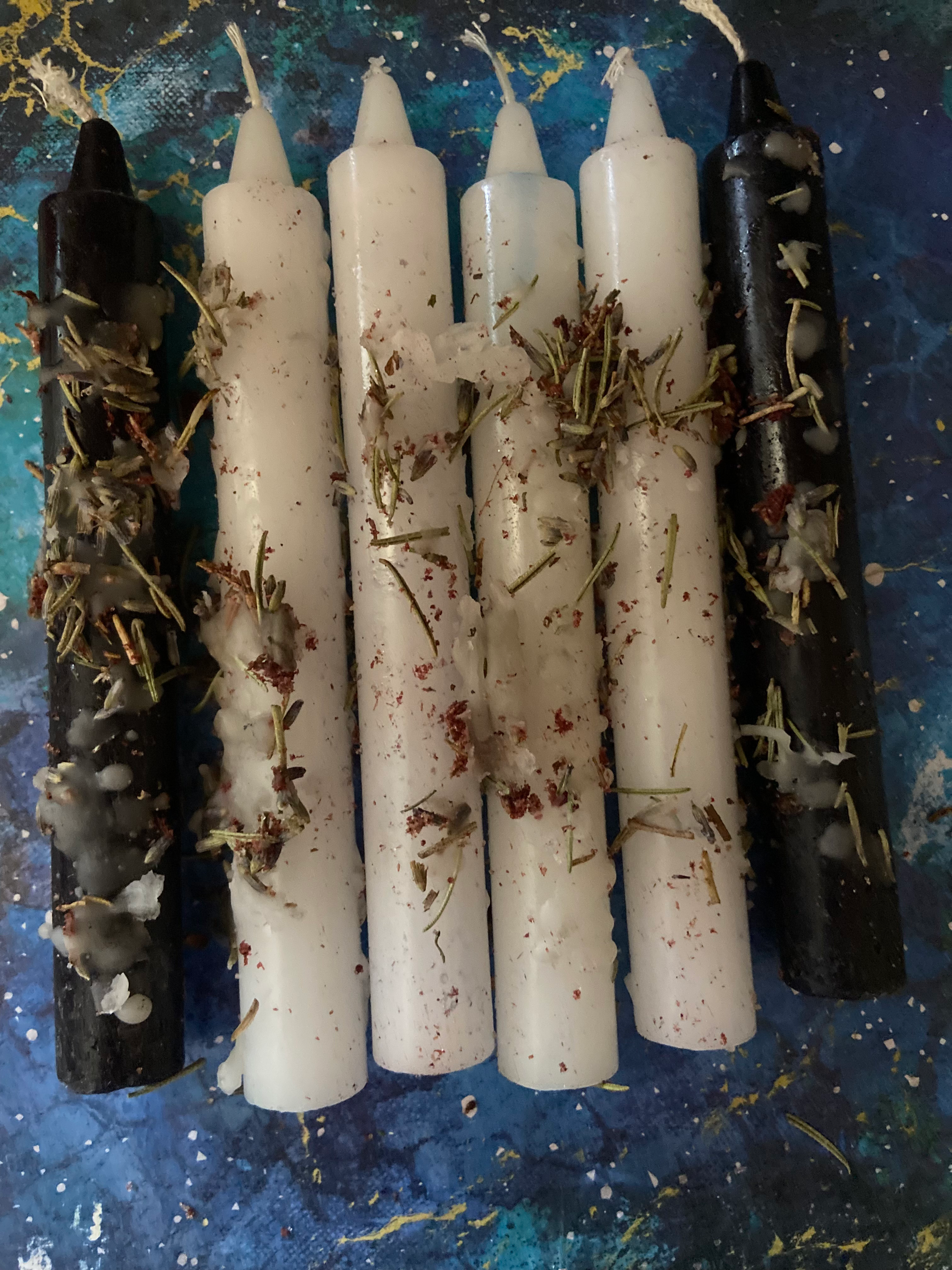 Vanish Away Vibes Candles Dressed|Velas Vestidas  Desaparecer Vibraciones