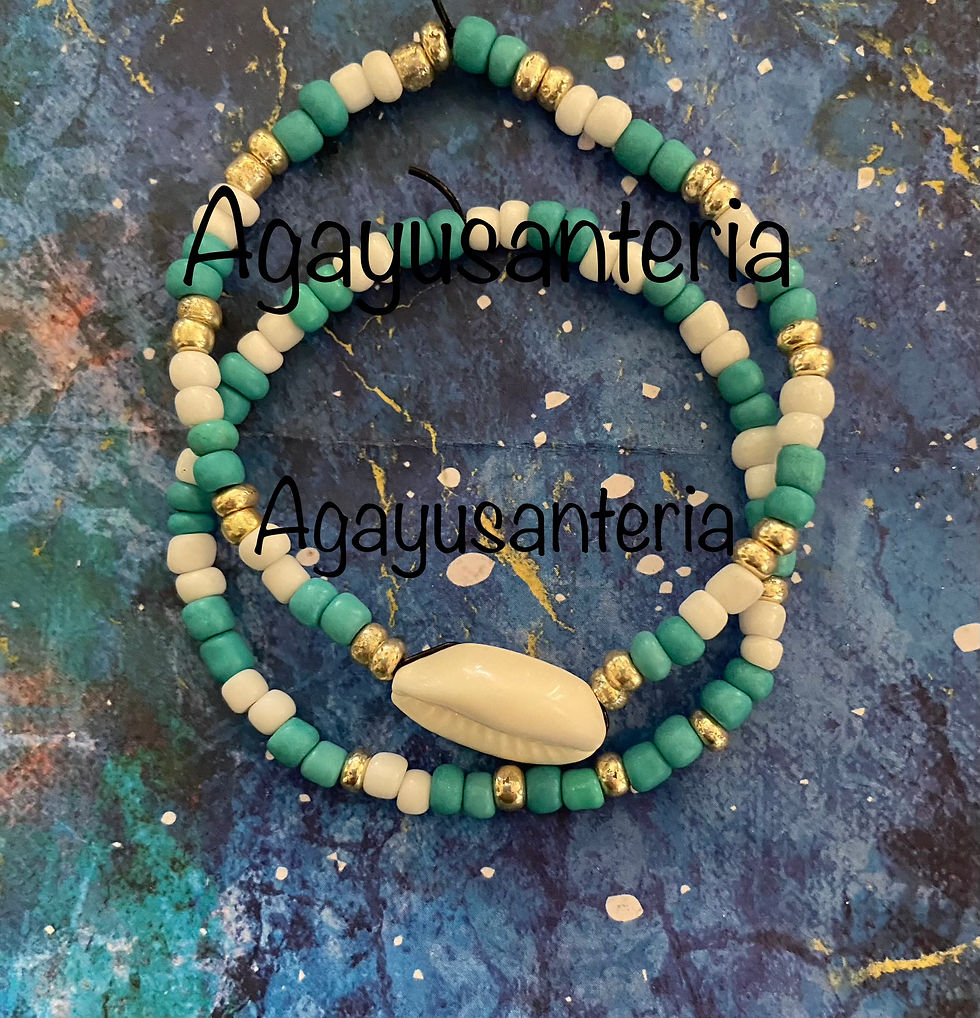 Yemaya Orisha Bracelet/Pulsera Yemaya Orisha