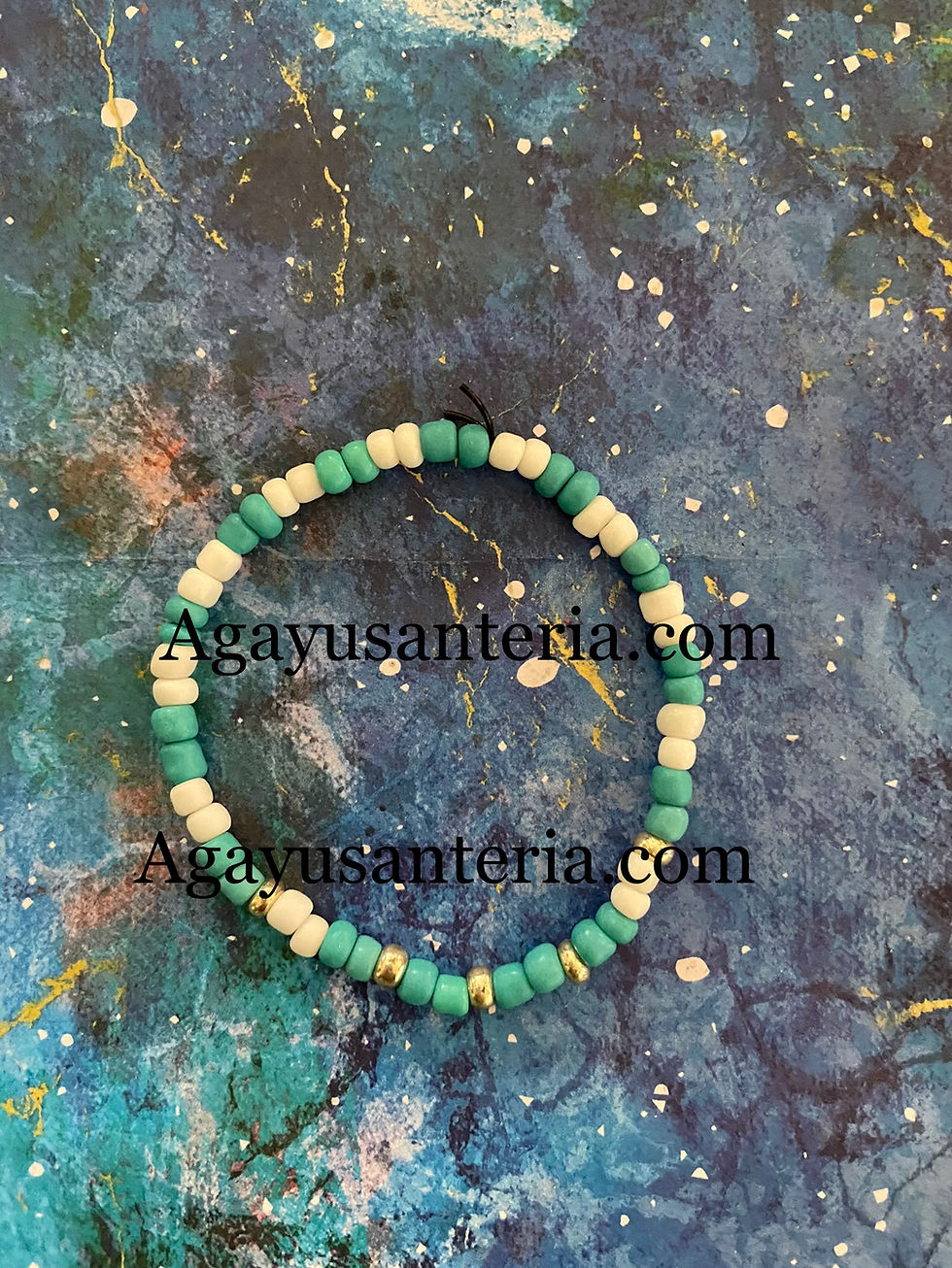 Thumbnail: Yemaya Orisha Bracelet/Pulsera Yemaya Orisha